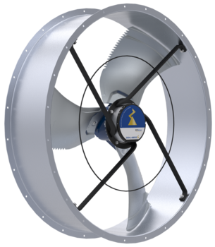 Осевой вентилятор ZIEHL-ABEGG FE2owlet - FN125-ZIF.GQ.A3P1