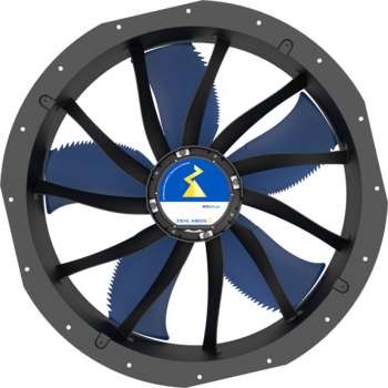 Осевой вентилятор ZIEHL-ABEGG FE2owlet mit ZAplus - ZN091-ZIQ.GQ.V5P1