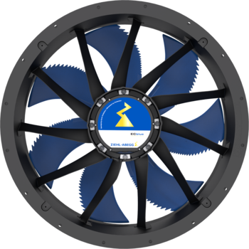 Осевой вентилятор ZIEHL-ABEGG FE2owlet mit ZAplus - ZN080-ZIQ.GL.V7P3