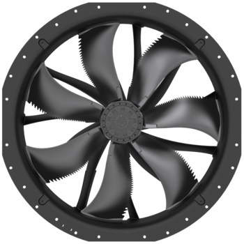 Осевой вентилятор ZIEHL-ABEGG FE2owlet mit ZAplus - ZN091-SDQ.6N.V7P2